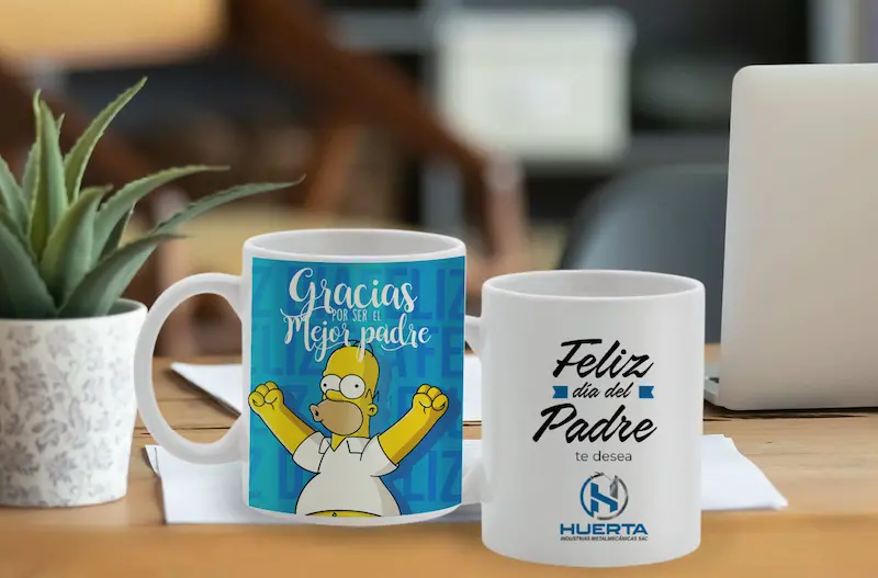 Taza con diseños por el Día del Padre