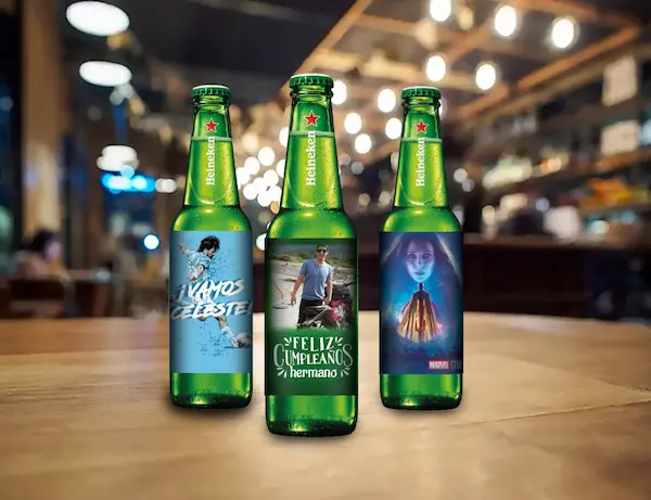 Heineken personalizadas emotis