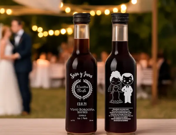 Vinos - recuerdos para bodas Emotis