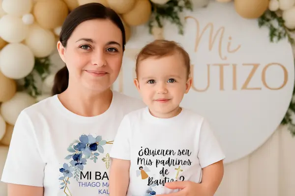 polos de bautizo personalizados