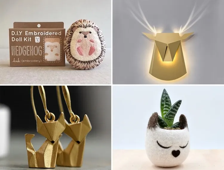 regalos con forma de animales