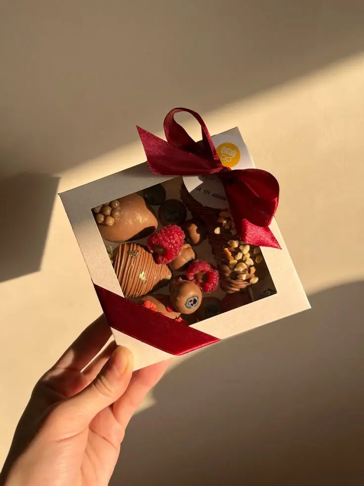 Caja de chocolates artesanal