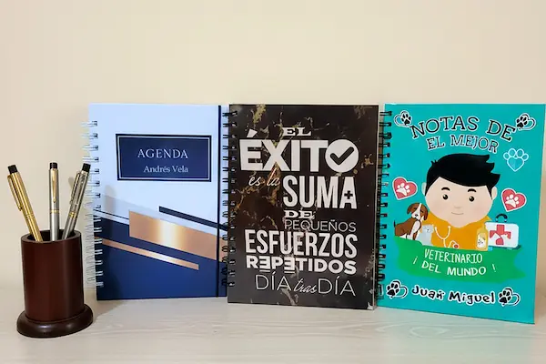 agendas personalizadas para hombres