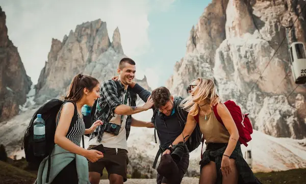 Viaje con actividades compartidas