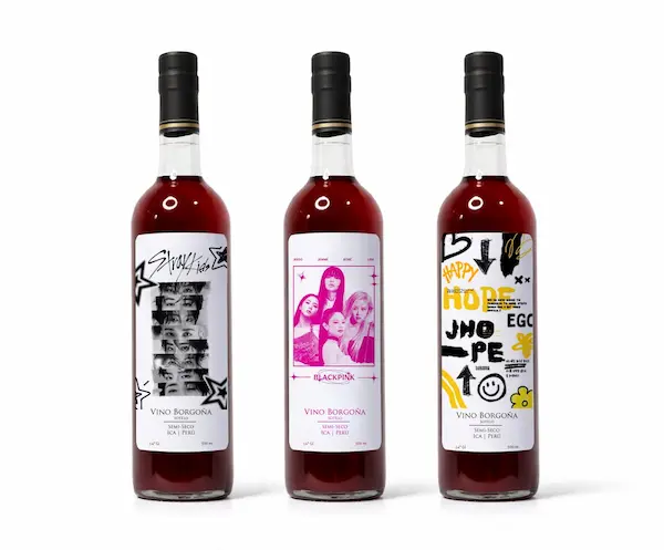 Vinos como regalos kpop