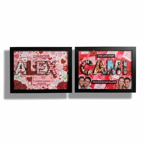 cuadros personalizados para San Valentín - Emotis