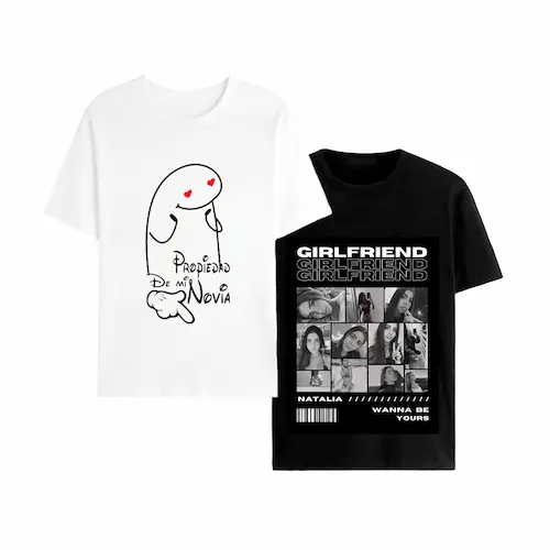 polos personalizados para San Valentín - Emotis