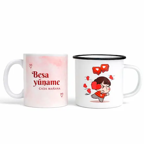 tazas personalizadas para San Valentín - Emotis