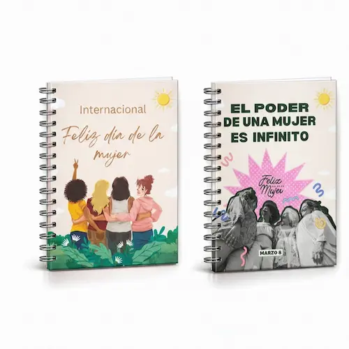 agendas personalizadas para mujeres - Dia de la mujer - Emotis