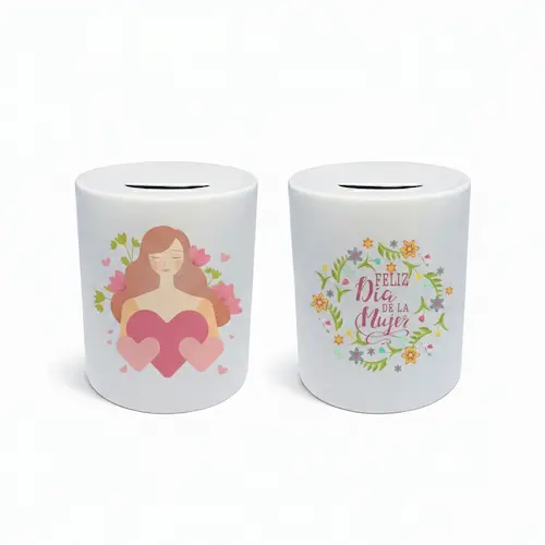 alcancias personalizadas para mujeres - Dia de la mujer - Emotis