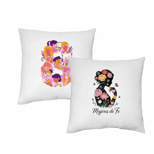 almohadas personalizadas }para mujeres - Dia de la mujer - Emotis