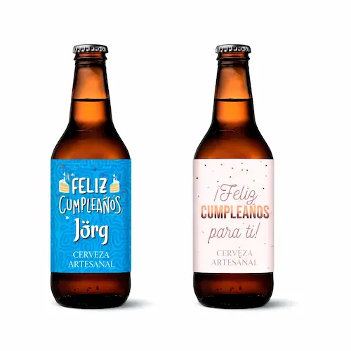 cervezas para cumpleaños - emotis