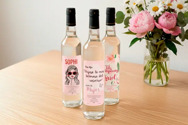 piscos personalizados para el día de la Mujer