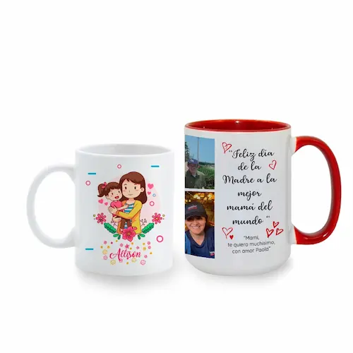 tazas para mamá - Dia de la Madre - Emotis