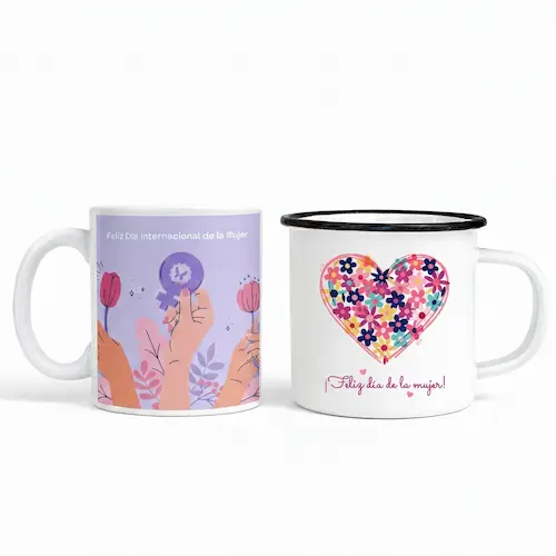 tazas personalizadas para mujeres - Dia de la mujer - Emotis