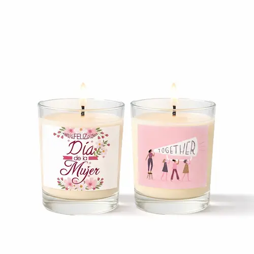 velas personalizadas para mujeres - Dia de la mujer - Emotis