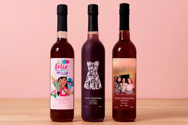 Vinos personalizados para el Día de la Mujer