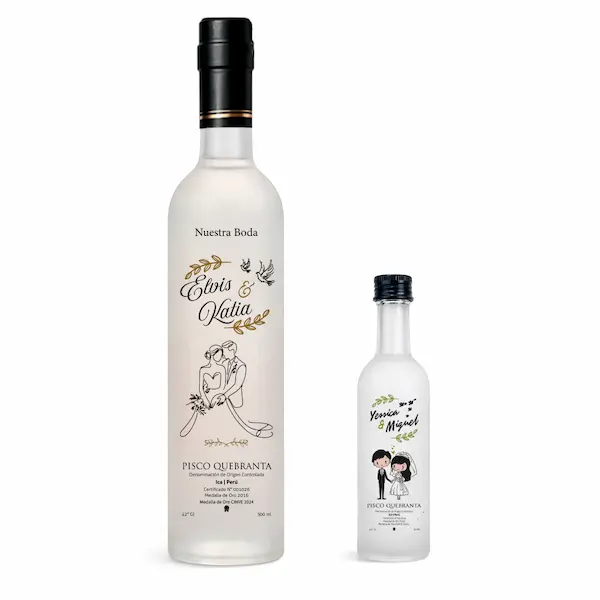 piscos y vinos para bodas - emotis