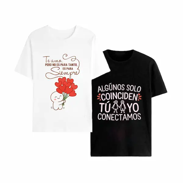 polos para parejas - Emotis