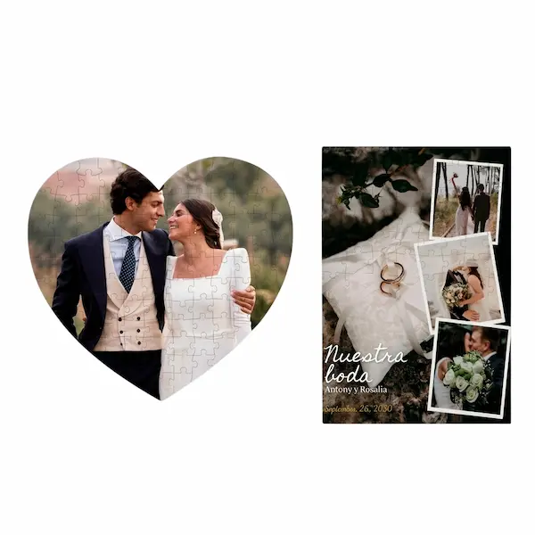 rompecabezas para bodas - emotis