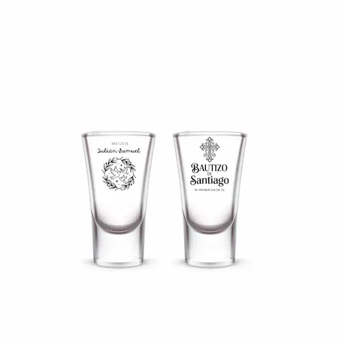 shots para bautizo