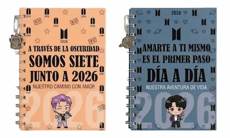 Agenda personalizada bts