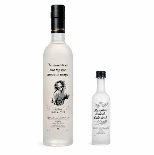 pisco - recuerdo de misa de difunto