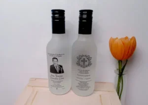 piscos como recuerdos de misa de difunto.