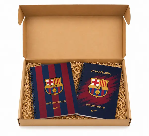 Cuadernos personalizados de fútbol