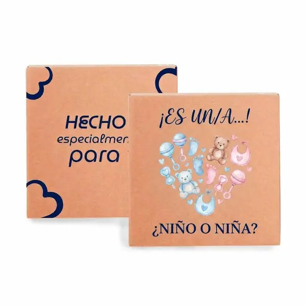 cajas para revelacion de genero
