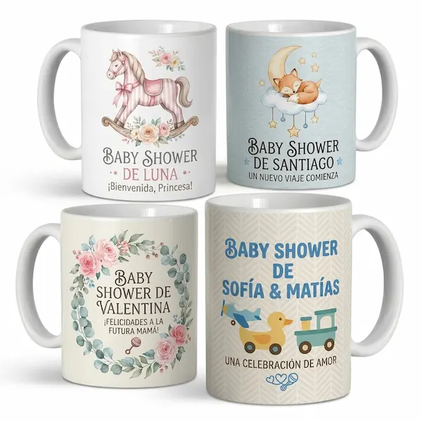 tazas baby shower