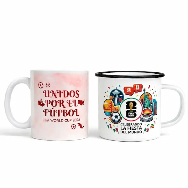 tazas regalos de futbol
