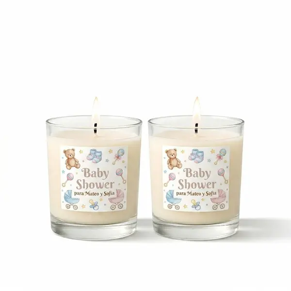velas baby shower