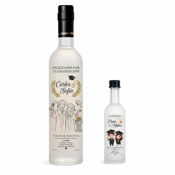 Piscos y vinos para graduación