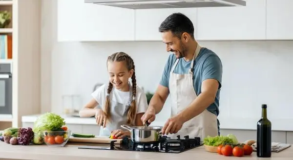Tarde de cocina con sus recetas favoritas