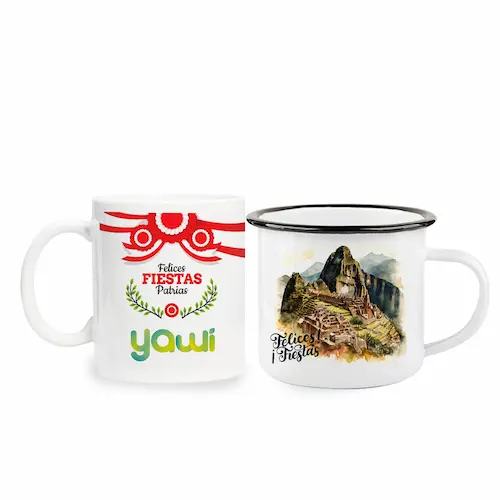 Tazas personalizadas de fiestas patrias - Emotis