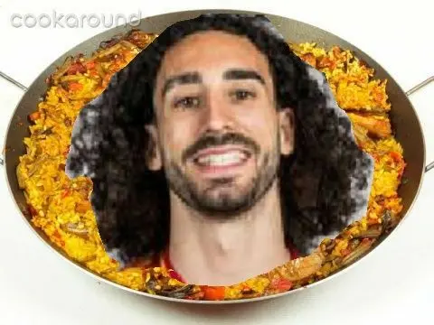 6. Cucurella servido en una paella