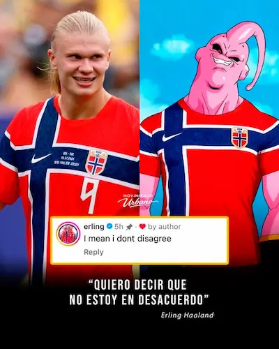 9. Haaland y las comparaciones con personajes