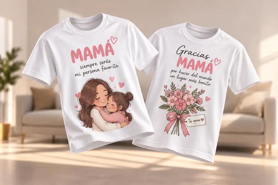 polos personalizados para el día de la madre