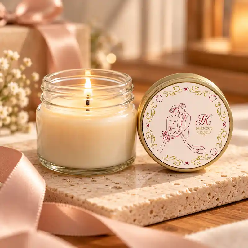 Velas personalizadas para boda