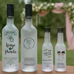 piscos personalizados para bodas